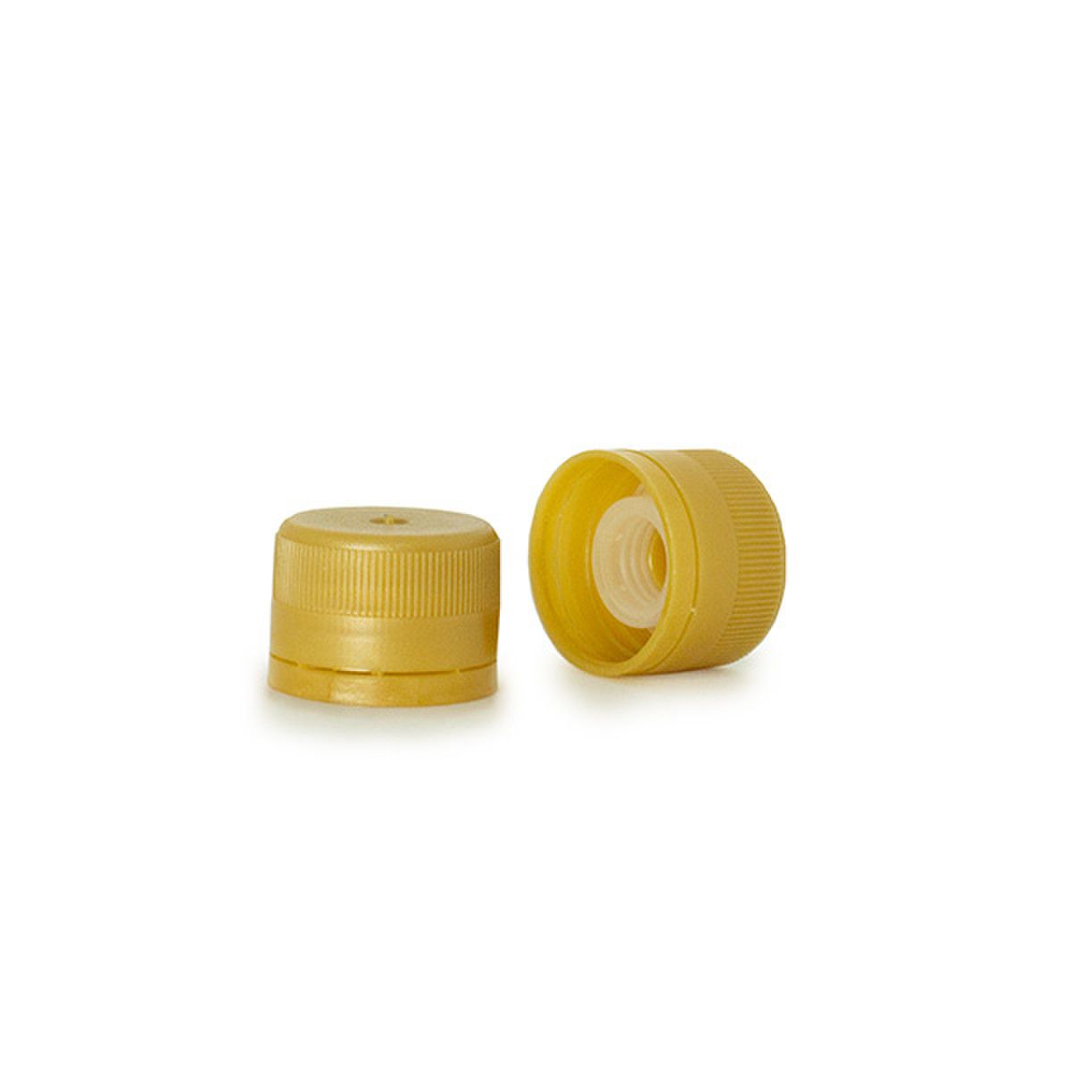 31.5mm Gold Polypropylene Tamper Evident Cap With Pour Spout